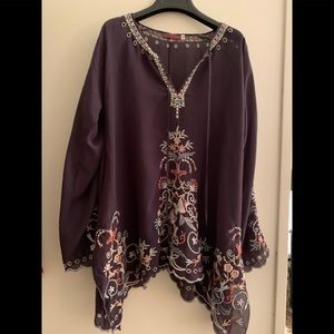 Johnny Was Boho Chic Lena Tunic